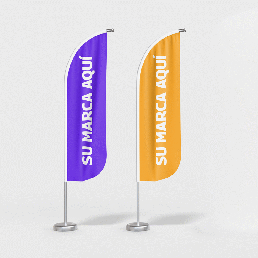 FlyBanner Flecha Doble Faz (altura 300 cm) - Imagen 2