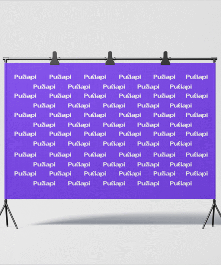 Portabanner - Fondo de Prensa (Estructura en hierro con pintura epoxi)
