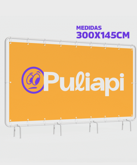 Banderas Publicitarias Personalizada (300 x 145 cm)