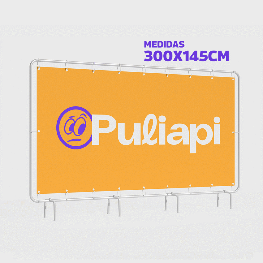 Banderas Publicitarias Personalizada (300 x 145 cm)