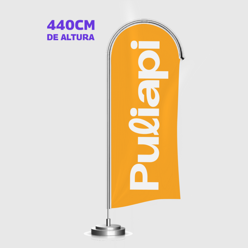 FlyBanner Curvo Simple Faz (Altura 440 cm)