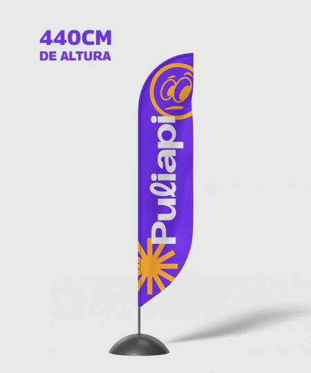 FlyBanner Flecha Simple Faz (Altura 440 cm)