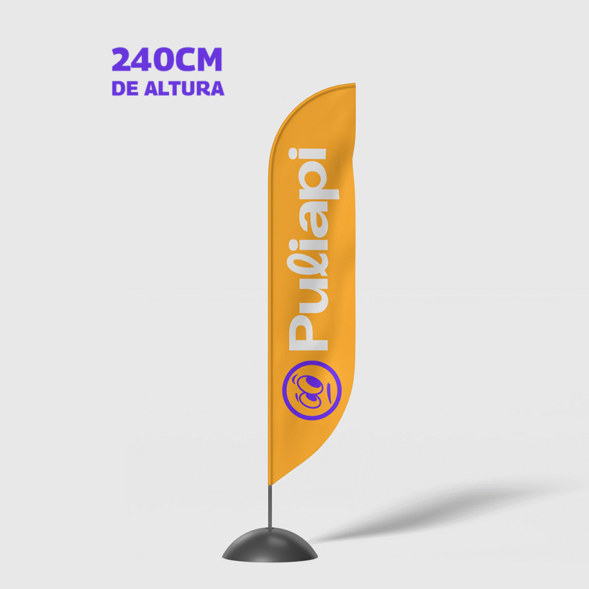 FlyBanner Flecha Simple Faz (Altura 240 cm)