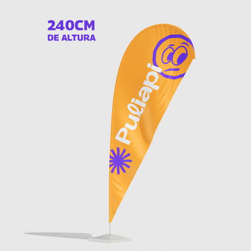FlyBanner Pétalo Simple Faz (Altura 240cm)