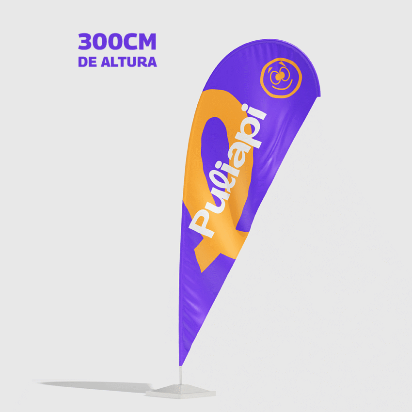FlyBanner Pétalo Simple Faz (Altura 300 cm)