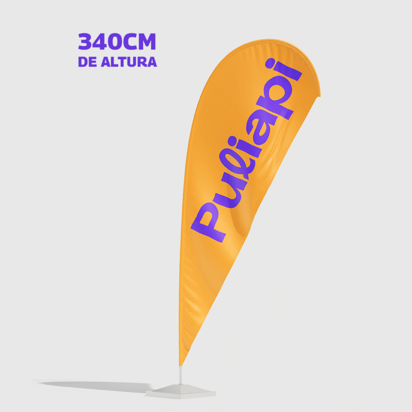 FlyBanner Pétalo Simple Faz (Altura 340 cm)
