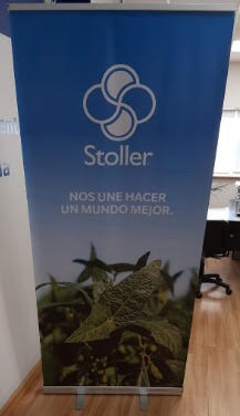 Portabanner Roll Up Aluminio con lona front impresa